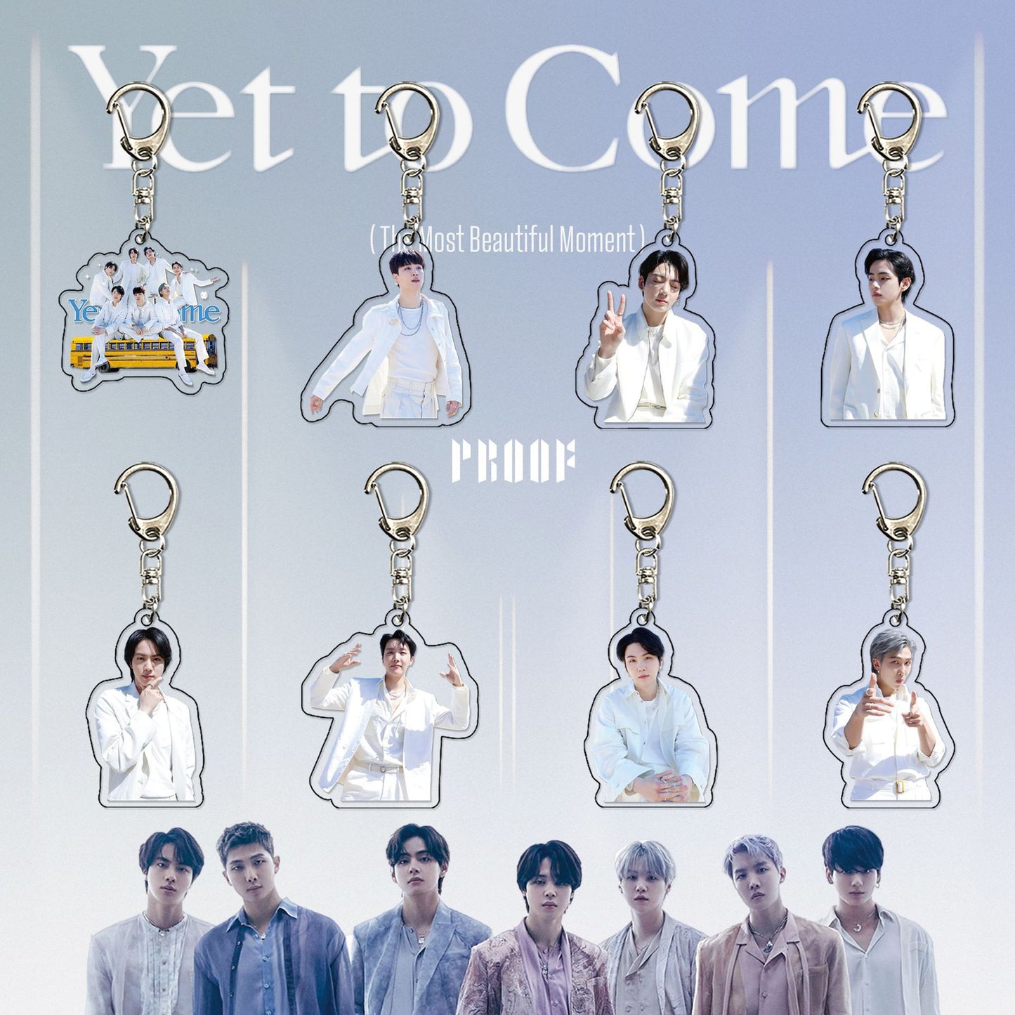 BTS New Album "Proof" Acrylic Keychain Pendant Accessories