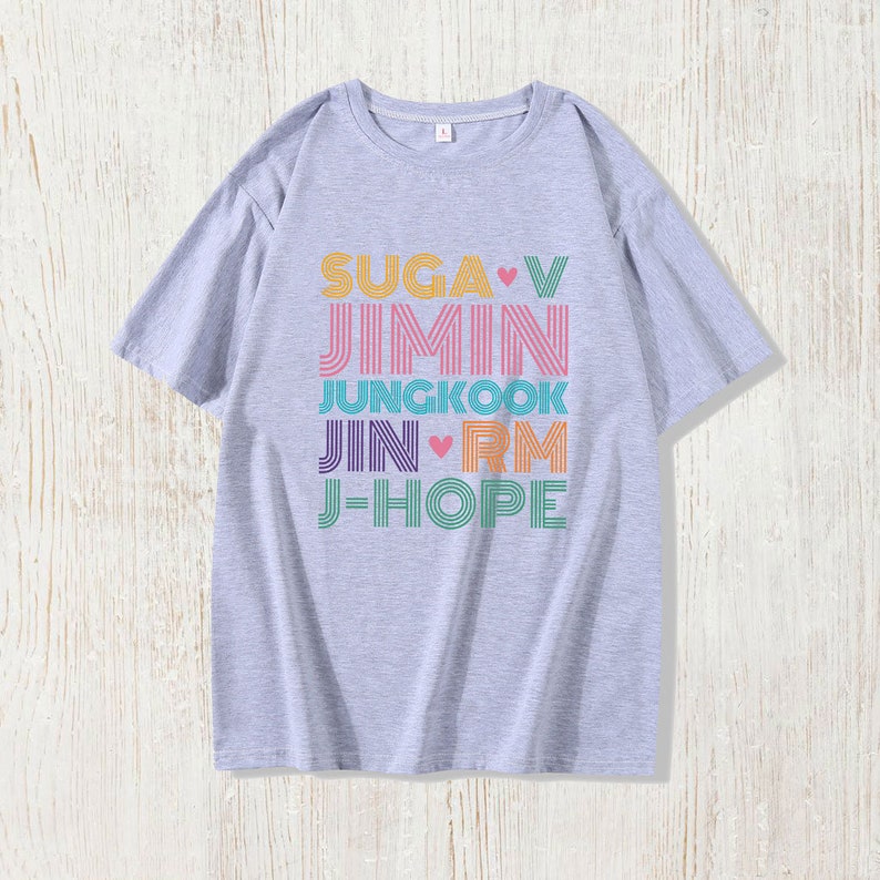 Suga V Jimin Jungkook Jin RM J-Hope T Shirt